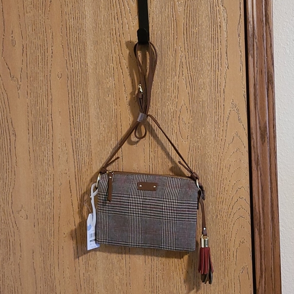 Time and Tru Handbags - NWT Time & Tru Plaid Pattern Crossbody Bag